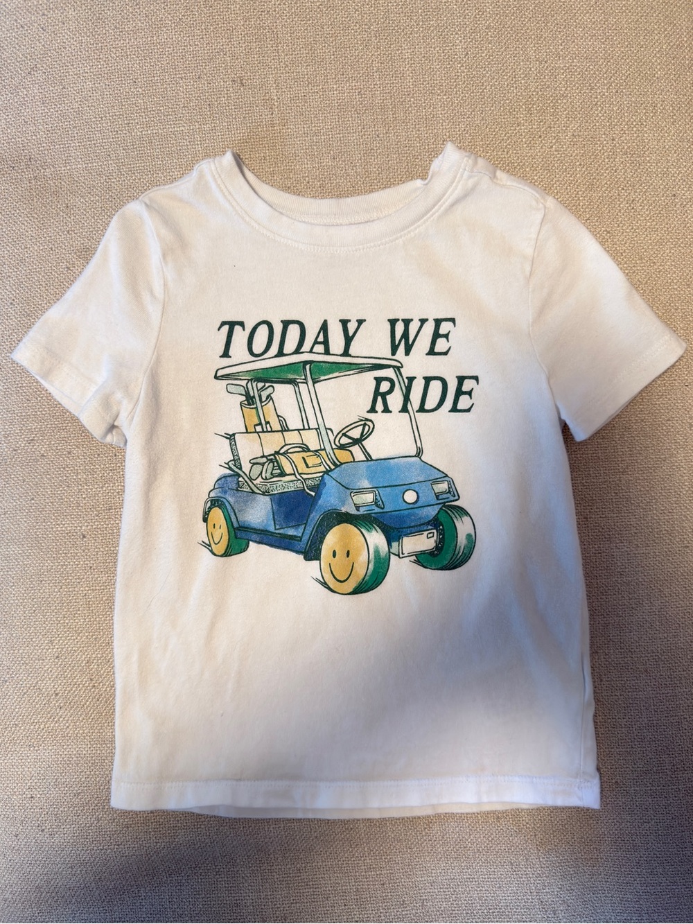 Old Navy Today We Ride Golf Cart Graphic T-Shirt - Picture 2 of 3